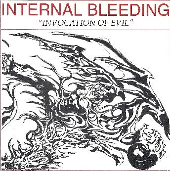 Internal Bleeding – Invocation Of Evil - Mint- 7" EP Record 1993 Gutted USA Clear Vinyl - Death Metal