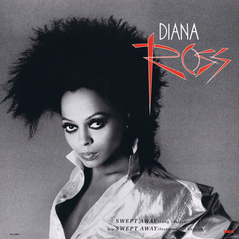 Diana Ross ‎– Swept Away - Mint- 12" Single Record 1984 USA - Soul / Synth-pop
