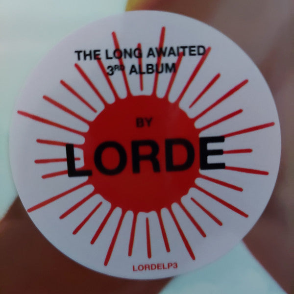 Lorde – Solar Power - New LP Record 2021 Crush Music Walmart Exclusive Clear Vinyl - Synth-pop / Indie Pop - Shuga Records