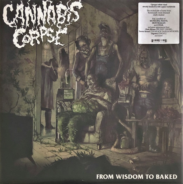 Cannabis Corpse – From Wisdom To Baked (2014) - New LP Record 2021 Season Of Mist Europe Import Opaque White Vinyl - Death Metal - Shuga Records