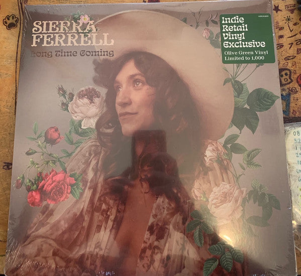 Sierra Ferrell – Long Time Coming - New LP Record 2021 Indie Exclusive Olive Green Vinyl - Folk - Shuga Records