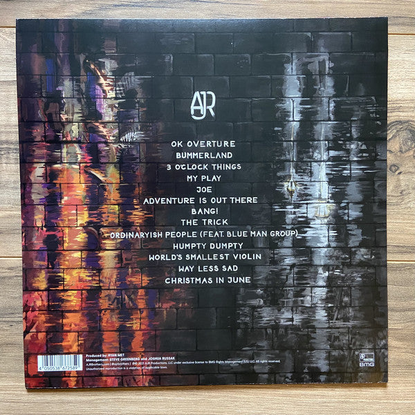 AJR – OK ORCHESTRA - New LP Record 2021 BMG USA Orange Vinyl - Indie Pop - Shuga Records
