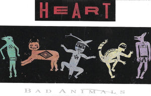 Heart – Bad Animals- Used Cassette 1987 Capitol Tape- Pop/Rock