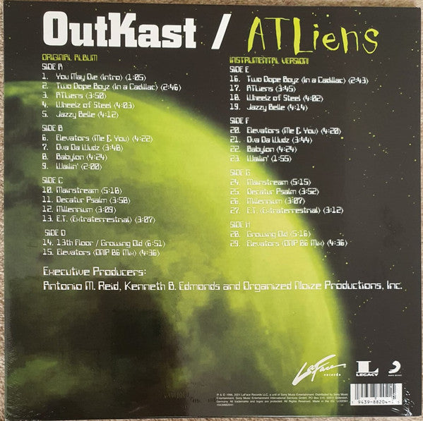 OutKast – ATLiens (1996) (25th Anniversary Deluxe Edition & Instrument–  Shuga Records