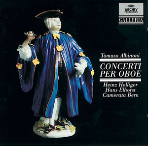 Tomaso Albinoni - Heinz Holliger, Hans Elhorst, Camerata Bern – Concerti Per Oboe - Used Cassette 1988 Archiv Tape - Classical - Shuga Records