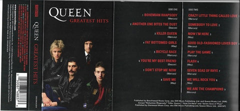 Queen – Greatest Hits - New Cassette 2021 Hollywood/EMI USA Tape - Rock & Roll