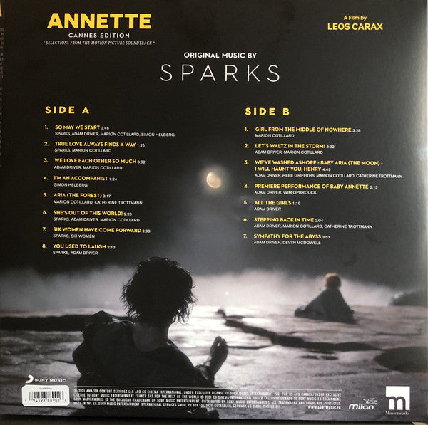 Sparks – Annette (Cannes Edition - Selections From The Motion Picture) - New LP Record 2021 Milan Europe Import 180 gram Green Vinyl - Soundtrack - Shuga Records