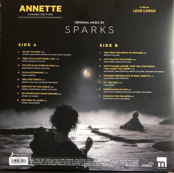 Sparks – Annette (Cannes Edition - Selections From The Motion Picture) - New LP Record 2021 Milan Europe Import 180 gram Green Vinyl - Soundtrack