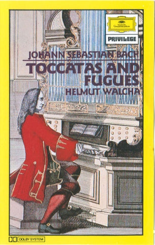 Johann Sebastian Bach / Helmut Walcha – Toccatas And Fugues - Used Cassette 1989 Deutsche Grammophone Tape - Classical / Baroque