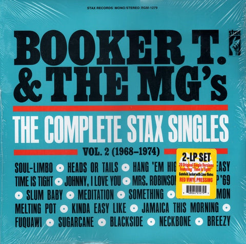 Booker T. & The MG's – The Complete Stax Singles, Vol. 2 (1968-1974) - New 2 LP Record 2021 Real Gone Red Translucent Vinyl - Rhythm & Blues / Soul