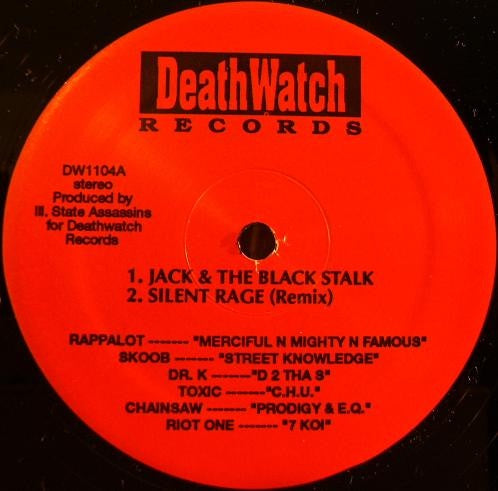 Various – Jack & The Black Stalk - VG+ EP Record 1993 Deathwatch USA Vinyl - Chicago Hip Hop