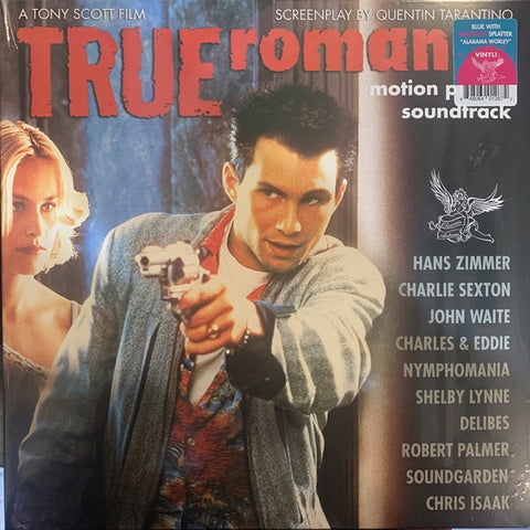 Various – True Romance (1993) (Motion Picture Soundtrack) - New LP Record 2021 Real Gone Music  Blue with Magenta Splatter Vinyl - Soundtrack / Pop Rock