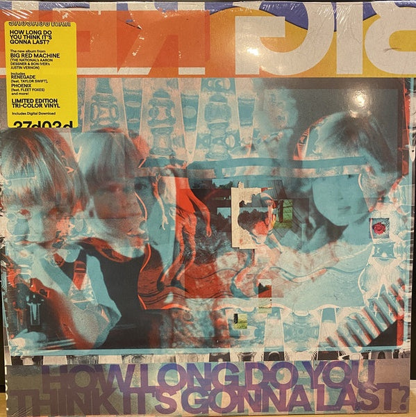 Big Red Machine - How Long Do You Think It's Gonna Last? - New 2 LP Record 2021 Jagjaguwar Secretly Society Tri-Color Vinyl & Download - Indie Rock / Alternative Rock - Shuga Records