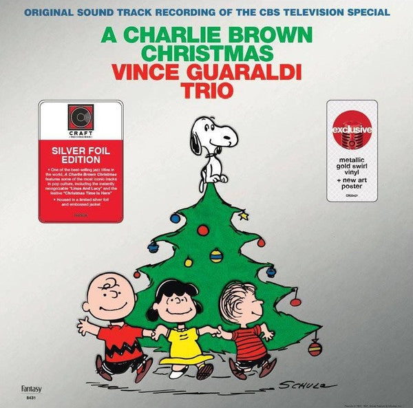 Vince Guaraldi Trio – A Charlie Brown Christmas - New LP Record 2021 Craft Target Exclusive Metallic Gold Swirl Vinyl & Poster - Soundtrack / Cool Jazz