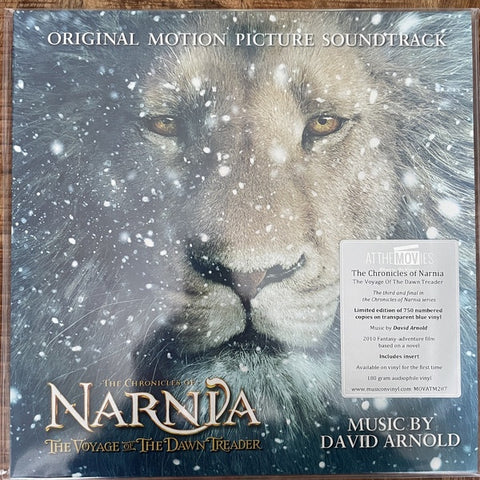 David Arnold – The Chronicles Of Narnia - The Voyage Of The Dawn Treader (Original Motion Picture 2010) - New LP Record 2021 Music On Vinyl Europe Import 180 gram Blue Vinyl & Numbered - Soundtrack