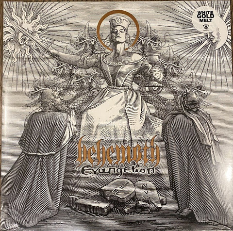 Behemoth – Evangelion (2009) - New LP Record 2021 Metal Blade USA White Gold Melt Vinyl & Booklet - Black Metal / Death Metal