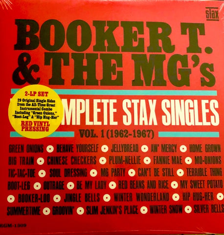 Booker T. & The MG's – The Complete Stax Singles, Vol. 1 (1962-1967) - New 2 LP Record 2021 Real Gone Music Red Color Vinyl - Rhythm & Blues / Soul