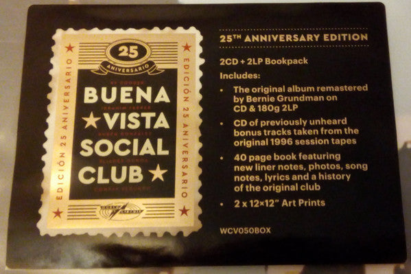 Buena Vista Social Club - Buena Vista Social Club (1997) - New 2 LP Record 2021 World Circuit BMG 180 gram Vinyl, 40 page Book, Prints, & CD's - Latin / Afro-Cuban / Son / Guajira - Shuga Records