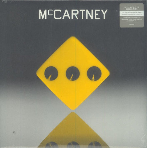 Paul McCartney – McCartney III (2020) - New LP Record 2021 Third Man MPL Capitol Yellow & Black Splatter Vinyl - Pop Rock