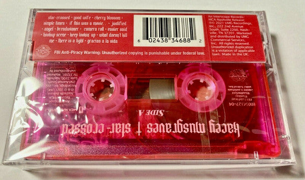 Kacey Musgraves – Star-Crossed - New Cassette 2021 Interscope/MCA Pink Translucent Tape - Synth-pop / Rock Pop