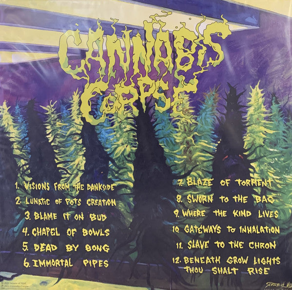 Cannabis Corpse – Beneath Grow Lights Thou Shalt Rise (2011) - New LP Record 2021 Season Of Mist Black Vinyl - Death Metal - Shuga Records