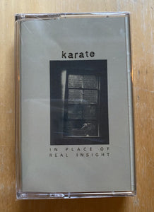 Karate – In Place Of Real Insight (1997) - New Cassette 2021 Numero Group Tape - Alternative Rock / Post Rock