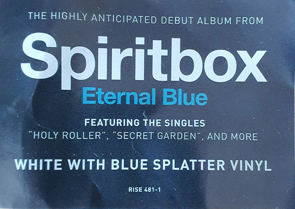 Spiritbox – Eternal Blue - New 2 LP Record 2021 Pale Chord White With Blue Splatter Vinyl & 28 Page Book - Metalcore