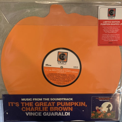 Vince Guaraldi – It’s The Great Pumpkin, Charlie Brown - New LP Record 2021 Craft Pumpkin Shaped Orange Vinyl - Soundtrack / Jazz