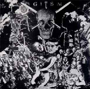 Gism – Detestation (1983) - Mint- LP Record 2000's Dogma City Rocker Vinyl & Insert - Hardcore / Punk