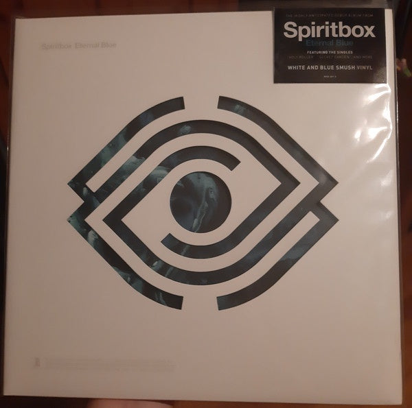 Spiritbox – Eternal Blue - New LP Record 2021 Pale Chord White And Blue Smush Vinyl - Metalcore - Shuga Records