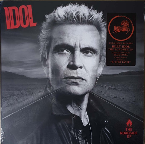 Billy Idol – The Roadside EP - New Record 2021 Dark Horse Blue Vinyl - Pop Rock / Hard Rock