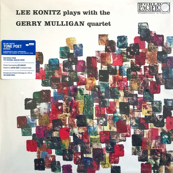 Lee Konitz Plays With The Gerry Mulligan Quartet - Lee Konitz Plays With The Gerry Mulligan Quartet (1957) - Mint- LP Record 2021 Blue Note Tone Poet 180 gram Vinyl - Jazz / Bop / Cool Jazz - Shuga Records