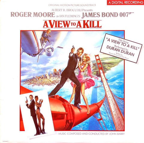 John Barry – A View To A Kill (Original Motion Picture) - Mint- LP Record 1985 Capitol USA Vinyl - Soundtrack