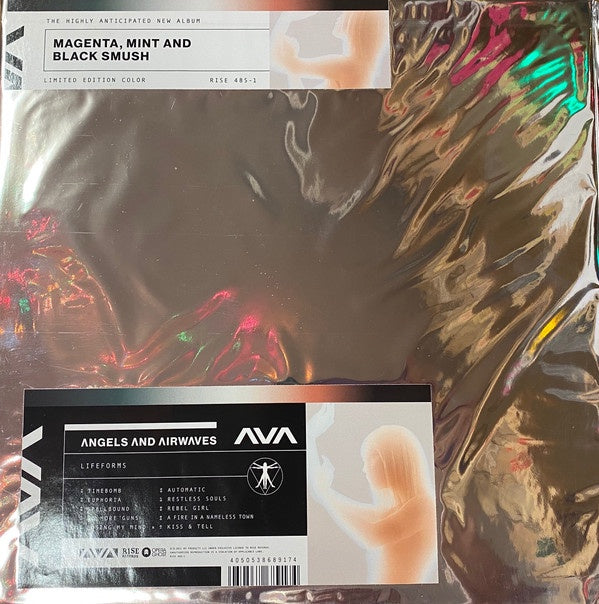 Angels & Airwaves – Lifeforms - New LP Record 2021 Rise USA Magenta, Mint & Black Smush Vinyl - Pop Punk / Power Pop / Alternative Rock - Shuga Records