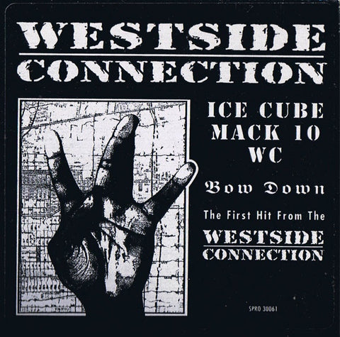 Westside Connection – Bow Down - VG+ 12" Single Record 1996 Priority USA Promo Vinyl - Hip Hop