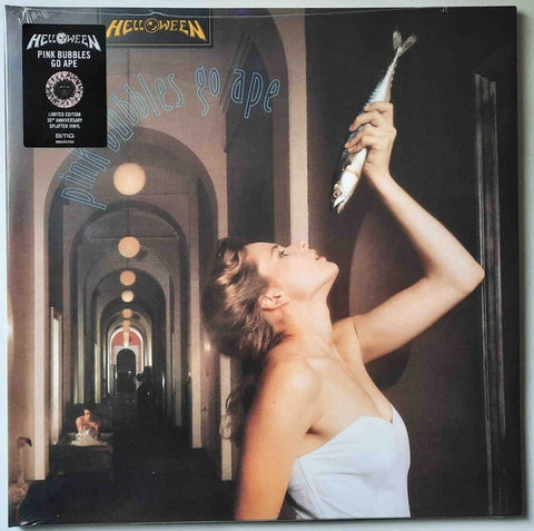 Helloween – Pink Bubbles Go Ape (1991) - New LP Record 2021 Sanctuary Pink With Black Splatter Vinyl - Heavy Metal