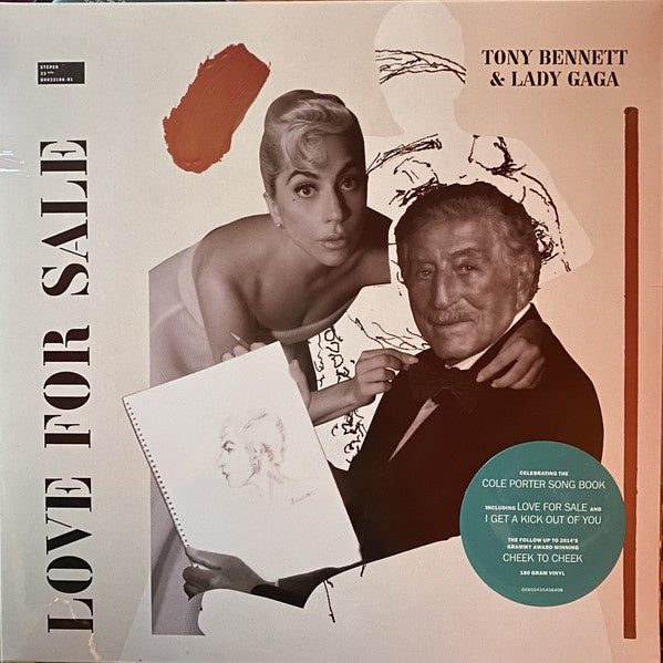 Tony Bennett & Lady Gaga - Love For Sale - Mint- LP Record 2021 Interscope Columbia 180 gram Vinyl - Pop / Jazz / Vocal - Shuga Records