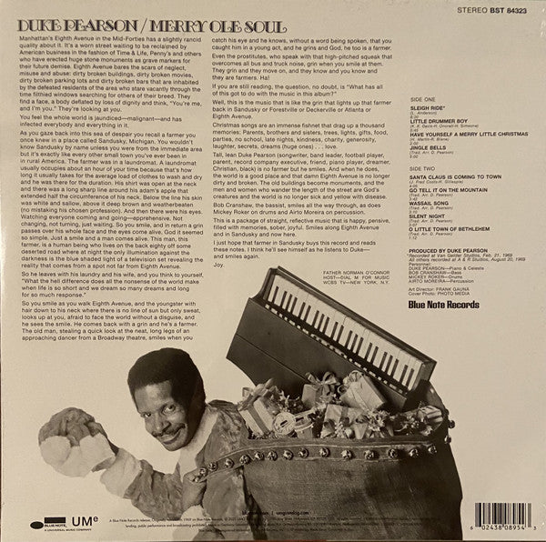 Duke Pearson – Merry Ole Soul (1969) - New LP Record 2021 Blue Note Europe Import 180 gram Vinyl - Jazz / Holiday