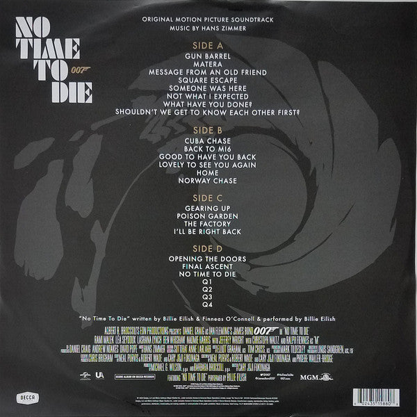 Hans Zimmer / Eilish – No To Die (Original Motion Picture)– Shuga Records