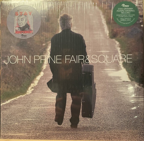 John Prine – Fair & Square - New 2 LP Record 2021 Oh Boy USA Opaque Green 180 gram Vinyl - Country