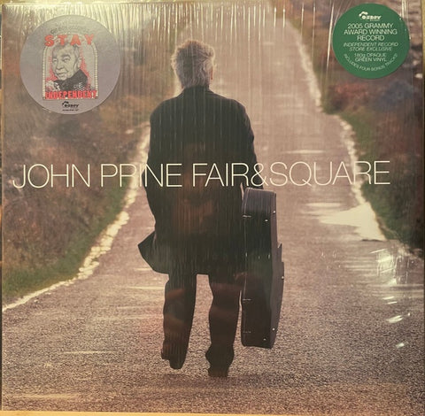 John Prine – Fair & Square - Mint- 2 LP Record 2021 Oh Boy USA Opaque Green 180 gram Vinyl - Country