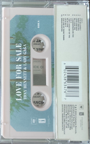 Tony Bennett & Lady Gaga – Love For Sale - New Cassette Tape 2021 Interscope Europe Import Pale Pink Tape - Jazz / Pop - Shuga Records
