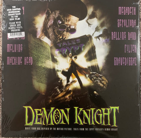 Various – Tales From The Crypt Presents: Demon Knight (1994) - New LP Record 2021 Real Gone Music Clear w/ Green & Purple Swirl Vinyl - Soundtrack / Rock / Metal / Industrial / Hip Hop