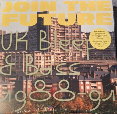 Various – Join The Future (UK Bleep & Bass 1988-91) - New 2 LP Record 2021 Cease & Desist UK Yellow Vinyl - Electronic / Techno / House / Bleep