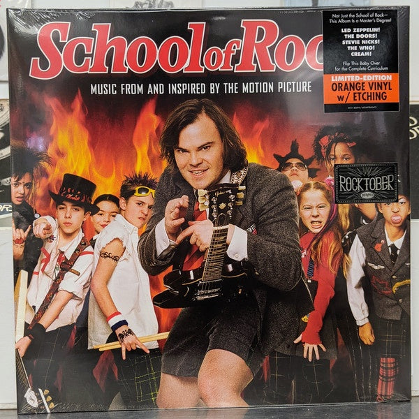 Various – School Of Rock (Music From And Inspired By The Motion Picture 2003) - New 2 LP Record 2021 Atlantic Orange Vinyl - Soundtrack