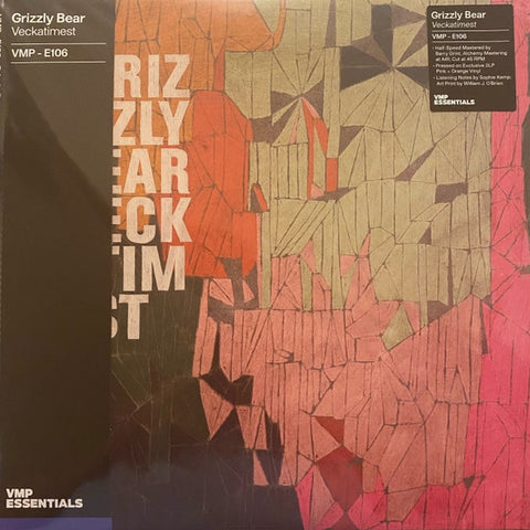 Grizzly Bear - Veckatimest (2009) - New 2 LP Record 2014 Warp Vinyl Me, Please Pink & Orange Vinyl -Indie Rock