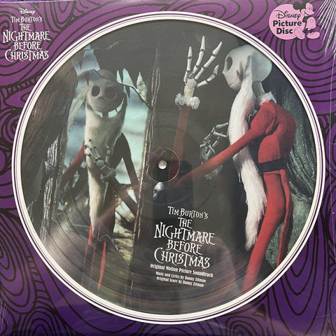 Danny Elfman ‎– Tim Burton's The Nightmare Before Christmas (Original Motion Picture 1993) - New 2 LP Record 2021 Walt Disney Picture Disc Vinyl - Soundtrack / Christmas