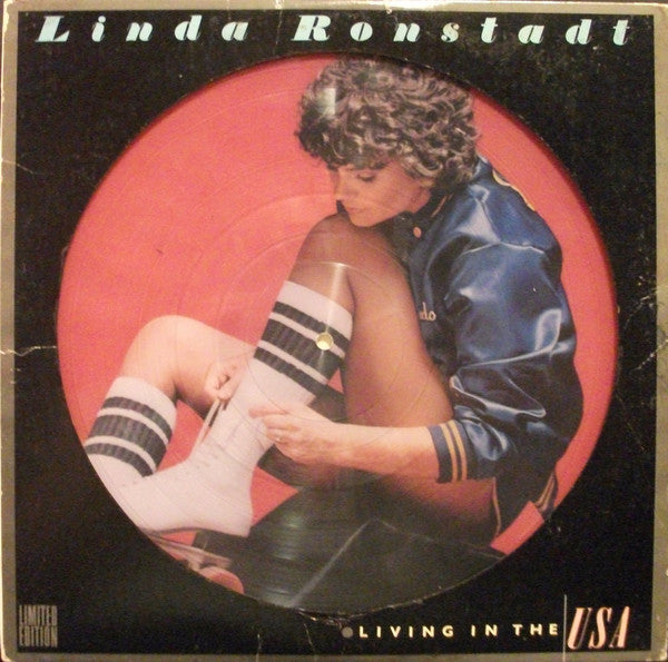 Linda Ronstadt - Living In The USA - VG+ LP Record 1978 Asylum USA Picture Disc Vinyl - Pop Rock - Shuga Records