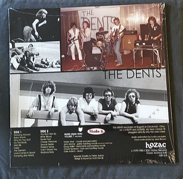 The Dents - 1979/80 - New LP Record 2021 HoZac USA Vinyl & Download - Rock / New Wave / Punk - Shuga Records
