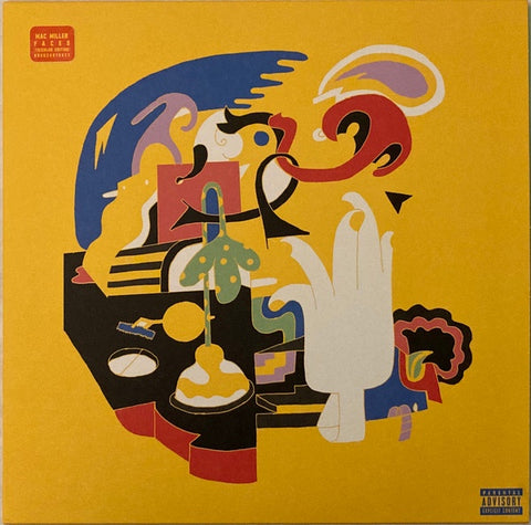 Mac Miller ‎– Faces (2014) - Mint- 3 LP Record 2021 Warner REMember Music Tri-Color Edition Vinyl - Hip Hop